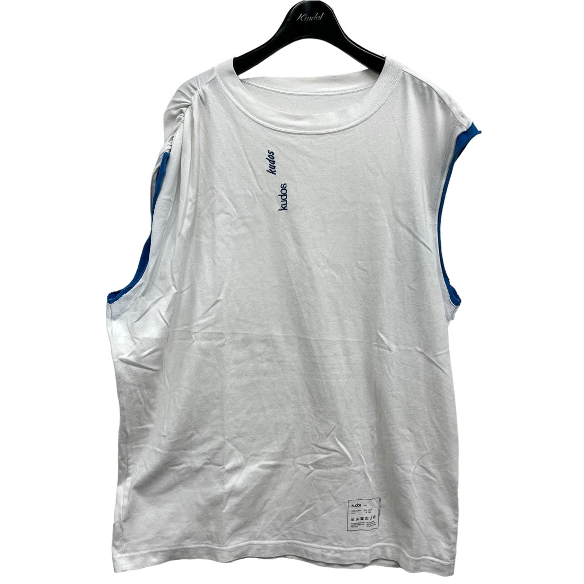 【本物保証人気SALE】kudos ノースリーブTシャツ Tシャツ/カットソー(半袖/袖なし)