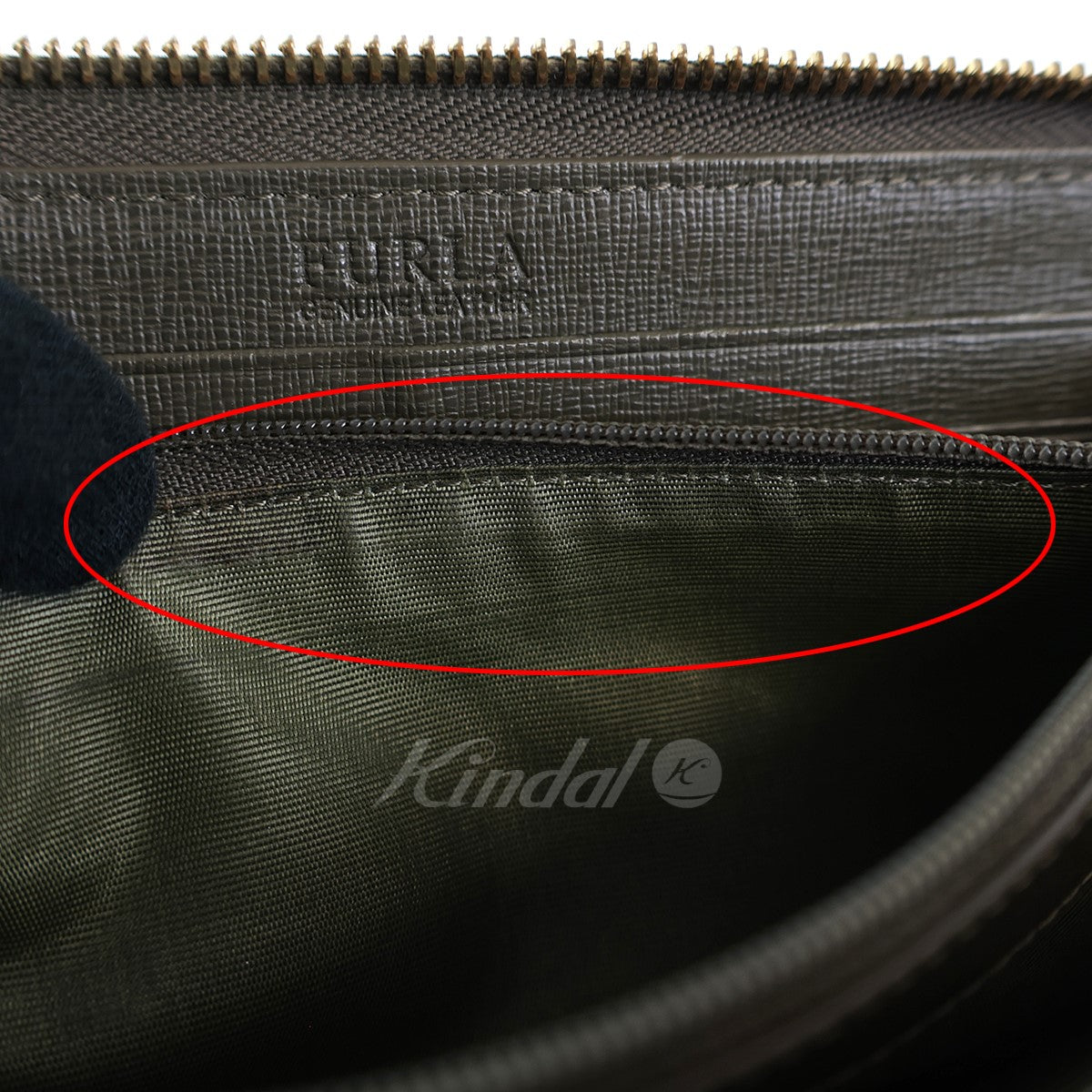 L字ジップ長財布
