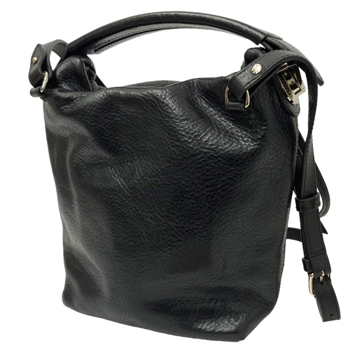 安い特売LEMAIRE Case Bag Black レザーバッグ ショルダーバッグ