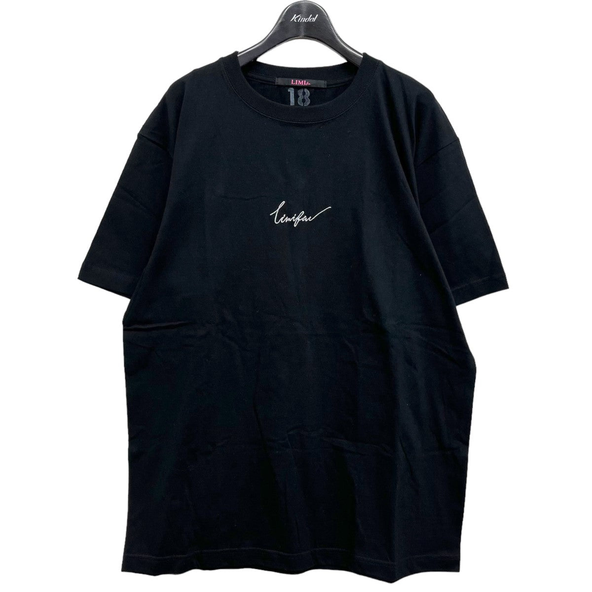 LIMI feu(リミ フゥ) ロゴエンブロイダリーTシャツ ブラック サイズ 13 