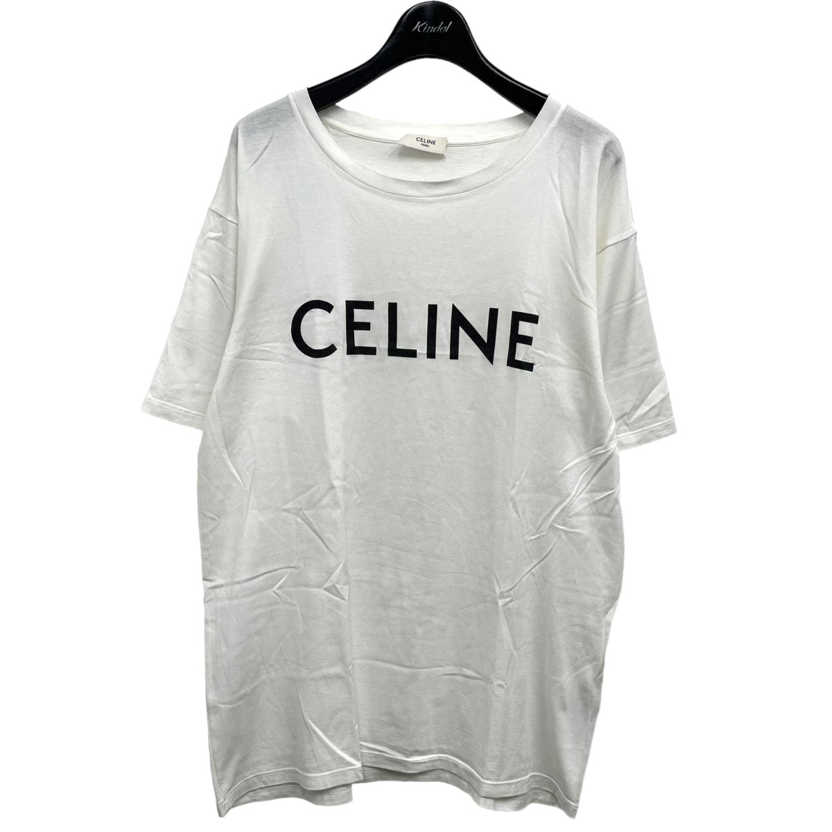 CELINE(セリーヌ) CELINE ルーズ Tシャツ ／ コットンジャージー 2X764671Q ホワイト サイズ  15｜【公式】カインドオルオンライン ブランド古着・中古通販【kindal】