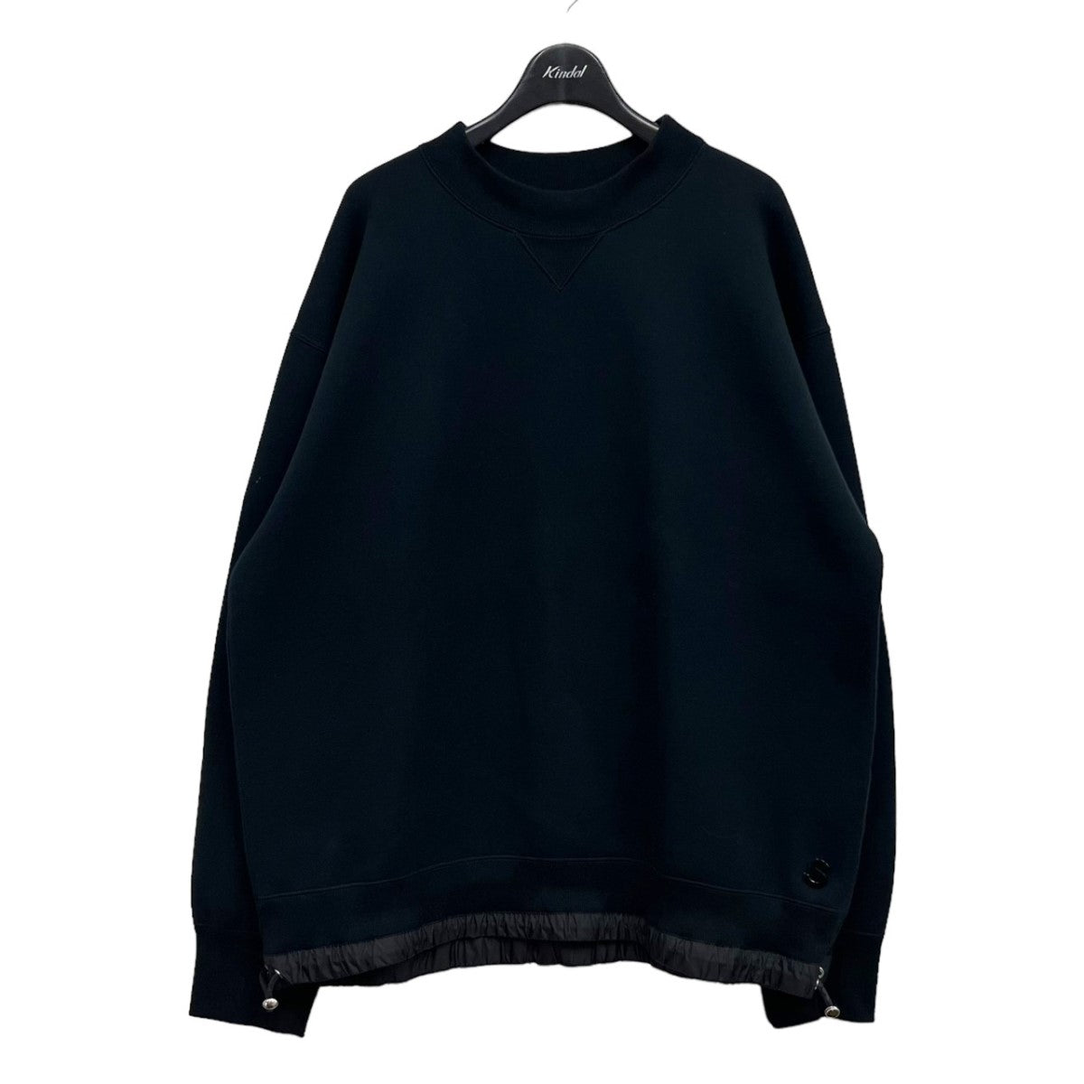 sacai(サカイ) 2023AW 「s Sponge Sweat Pullover」スウェット SCM-068 ブラック サイズ  13｜【公式】カインドオルオンライン ブランド古着・中古通販【kindal】