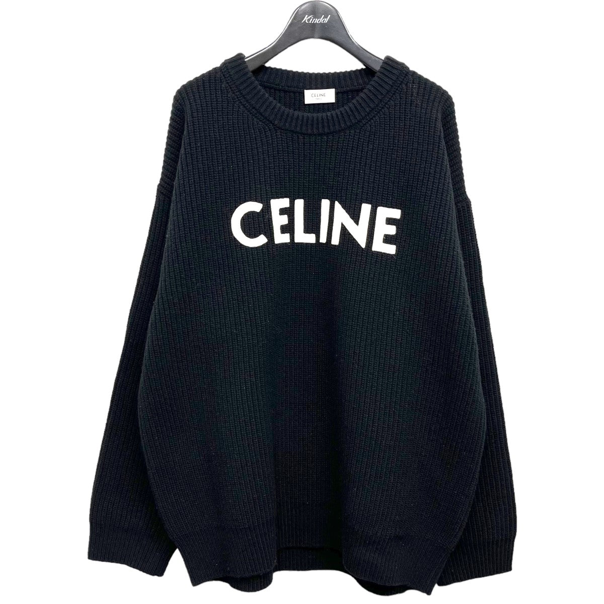 CELINE(セリーヌ) 2021AW オーバーサイズリブ編みウールニットセーター ...