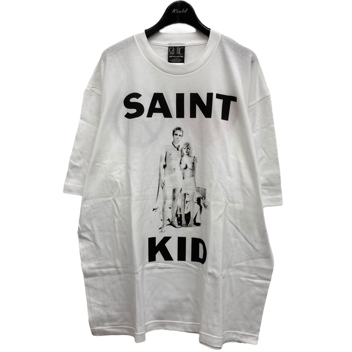 SAINT MICHAEL×The Kid LAROI 2023AW The Kid LAROI SS TEE スコーププリントTシャツ  SM-A23-0000-C32 ホワイト サイズ 17｜【公式】カインドオルオンライン ブランド古着・中古通販【kindal】