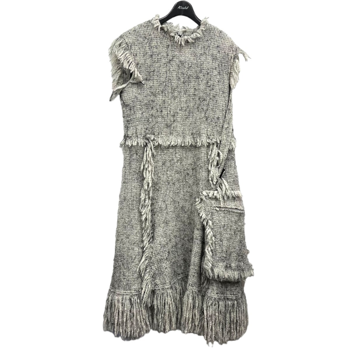 sacai(サカイ) 2023AW 「Tweed Dress」 ツイードロングドレス 23-07001