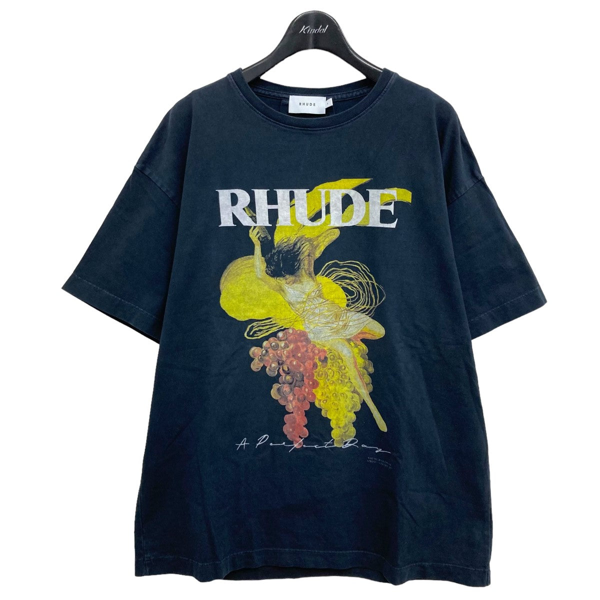 RHUDE(ルード) プリントTシャツ グレー サイズ 13｜【公式】カインドオルオンライン ブランド古着・中古通販【kindal】