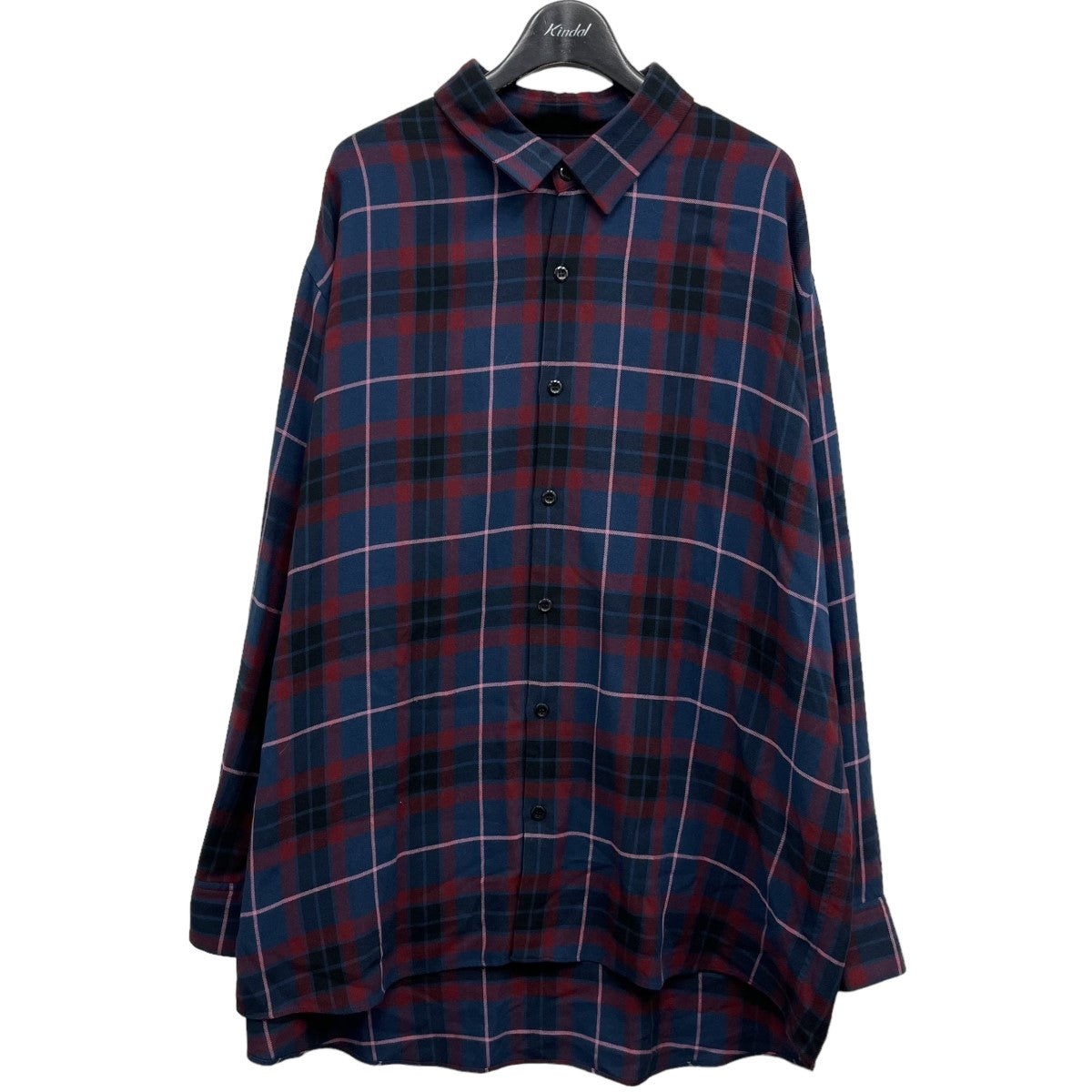 LAD MUSICIAN MODAL CHECK LONG SHIRT 46 - シャツ