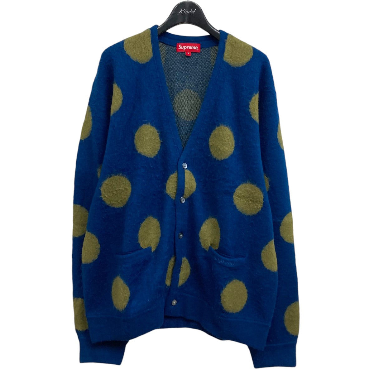 Supreme(シュプリーム) Brushed Polka Dot Cardigan カーディガン ブルー サイズ M｜【公式】カインドオルオンライン  ブランド古着・中古通販【kindal】