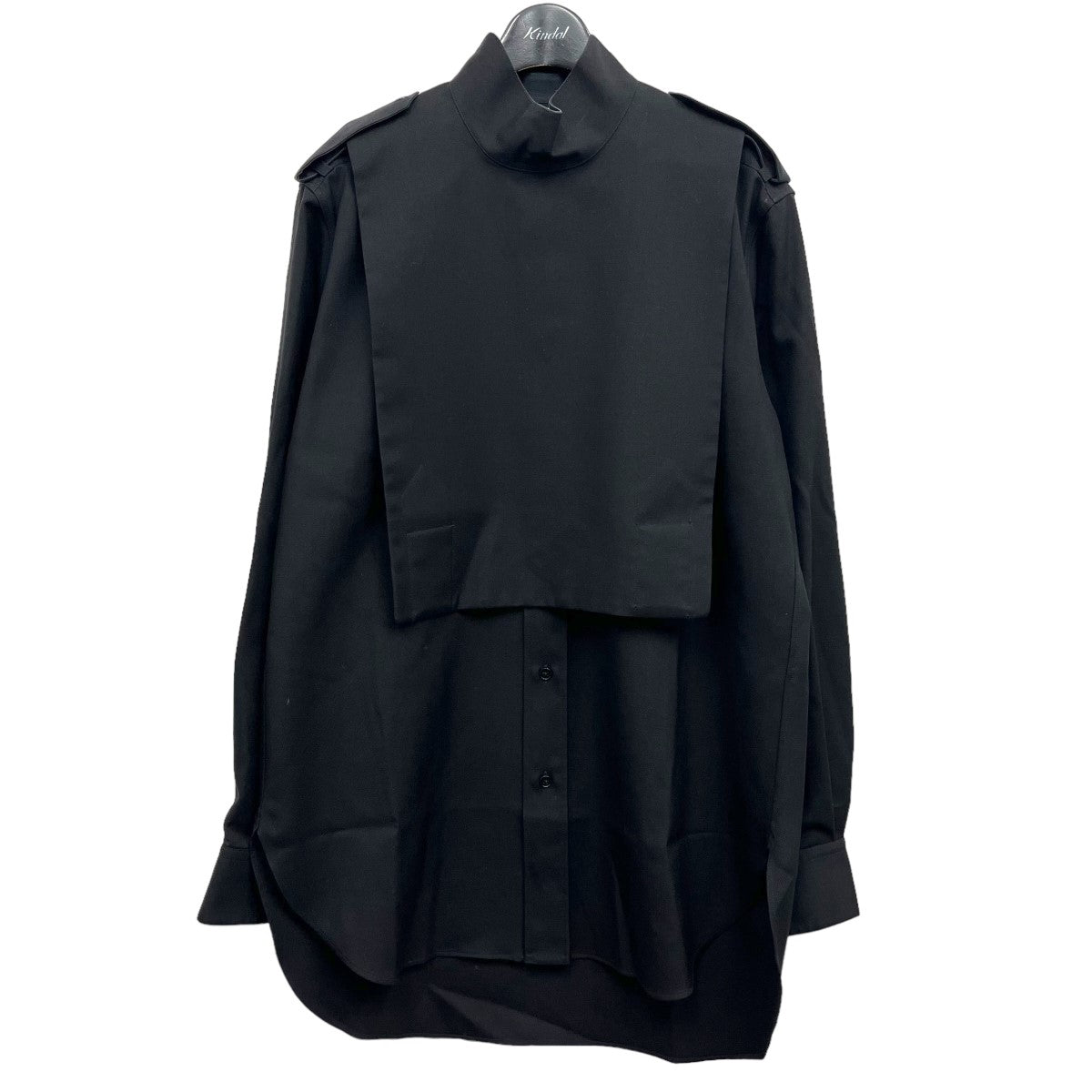 JIL SANDER(ジルサンダー) WOOL SHIRT ウールシャツ JSMR742537 ブラック サイズ 16｜【公式】カインドオルオンライン  ブランド古着・中古通販【kindal】