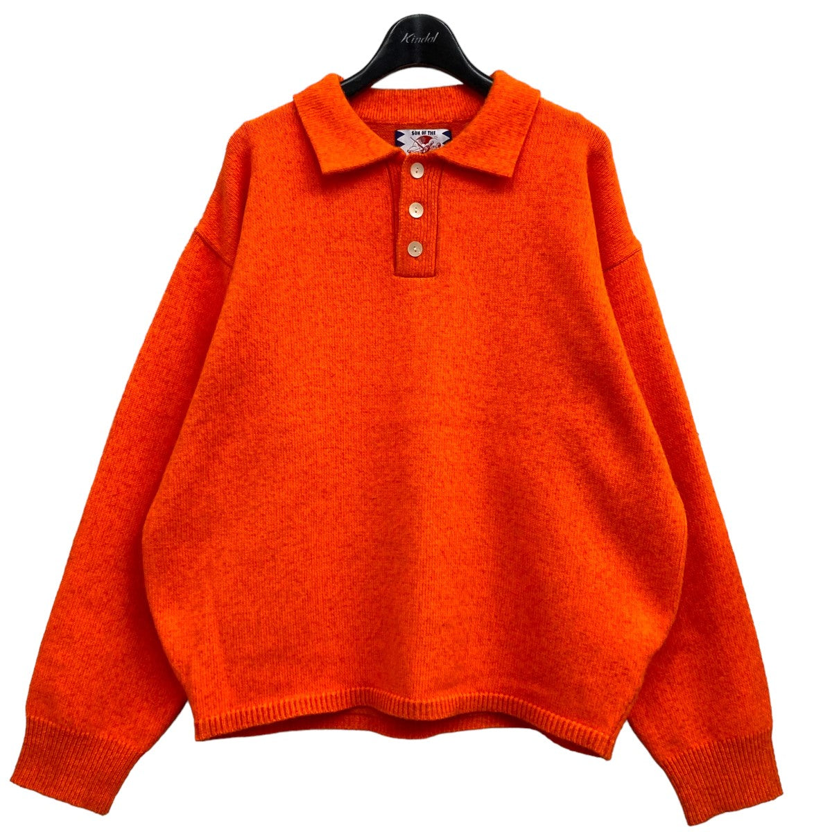 SON OF THE CHEESE(サノバチーズ) NEON PL Knit ニットポロシャツ SC2320-KN04 オレンジ サイズ  M｜【公式】カインドオルオンライン ブランド古着・中古通販【kindal】