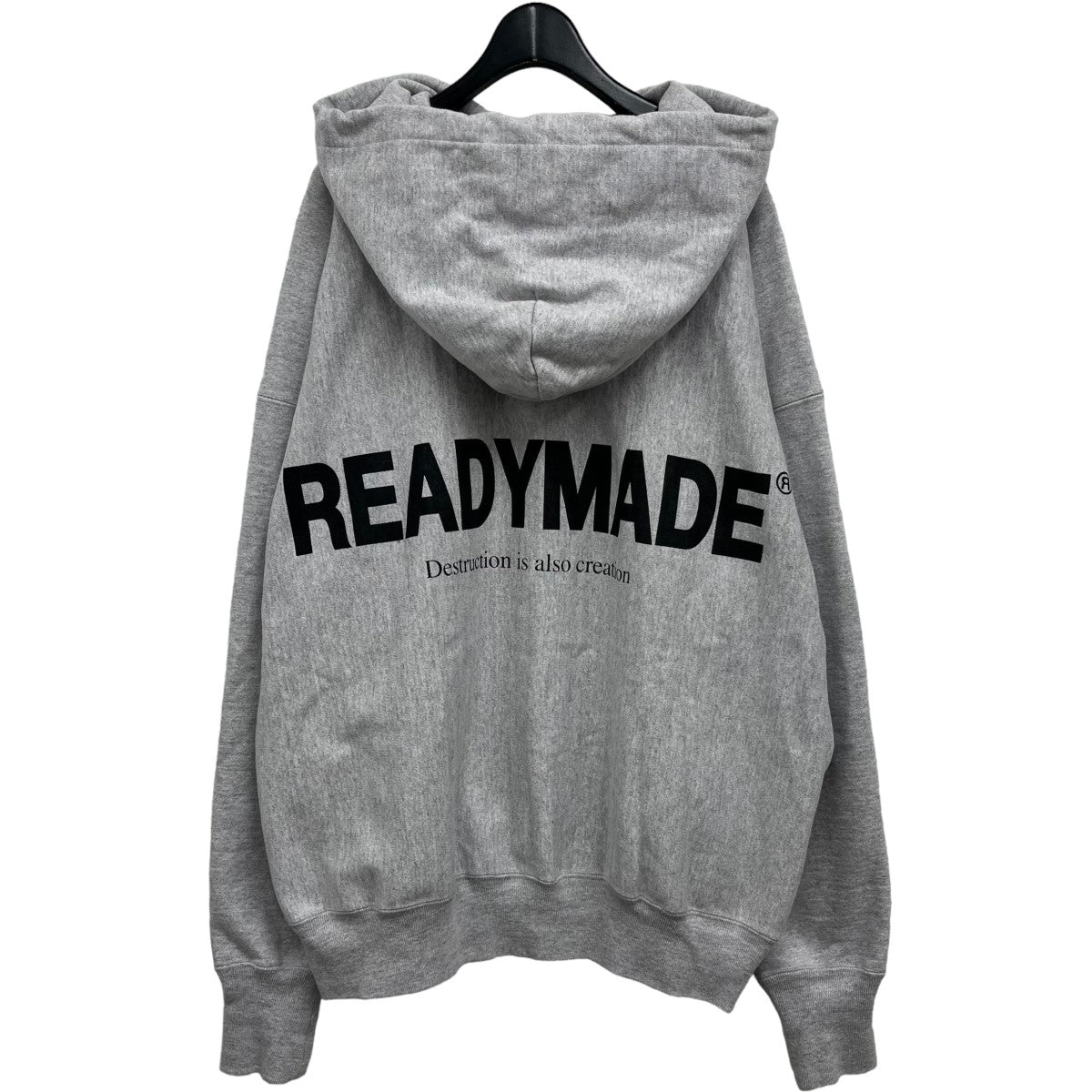 READYMADE(レディメイド) HOODIE SMILE パーカー RE-C0-GY-00-00-245 グレー サイズ  15｜【公式】カインドオルオンライン ブランド古着・中古通販【kindal】