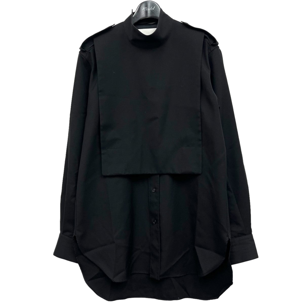 JIL SANDER(ジルサンダー) ウールシャツ JSMR742537 ブラック サイズ 