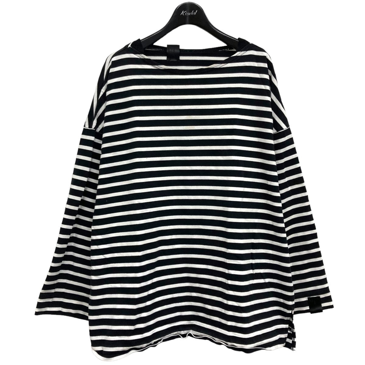 N．HOOLYWOOD(エヌハリウッド) BOATNECK LONG SLEEVE T-SHIRT ボーダーカットソー 2222-CS06-014  ブラック×ホワイト サイズ 38｜【公式】カインドオルオンライン ブランド古着・中古通販【kindal】