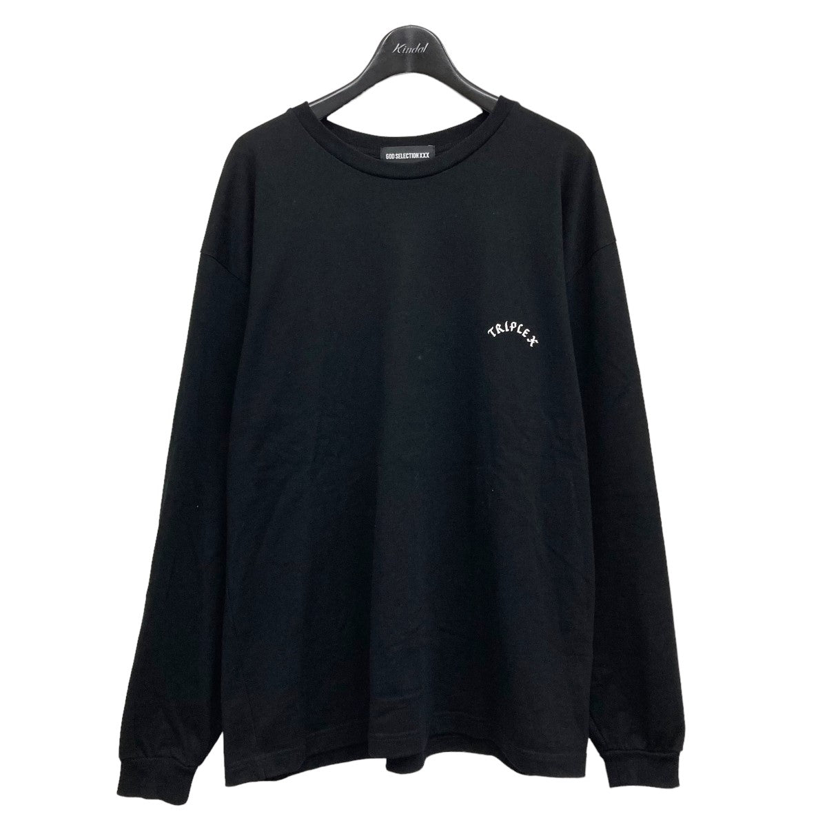 GOD SELECTION XXX(ゴッドセレクショントリプルエックス) LONG SLEEVE T-SHIRTロングスリーブTシャツ ブラック  サイズ L｜【公式】カインドオルオンライン ブランド古着・中古通販【kindal】