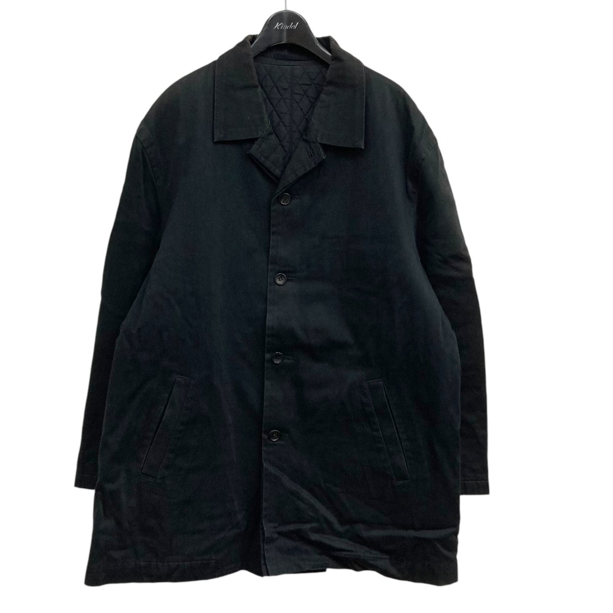 COMME des GARCONS HOMME(コムデギャルソンオム) 98AW 田中オム] パデッド ライニング レイヤード コットン コート  HJ-040740 ブラック サイズ M｜【公式】カインドオルオンライン ブランド古着・中古通販【kindal】