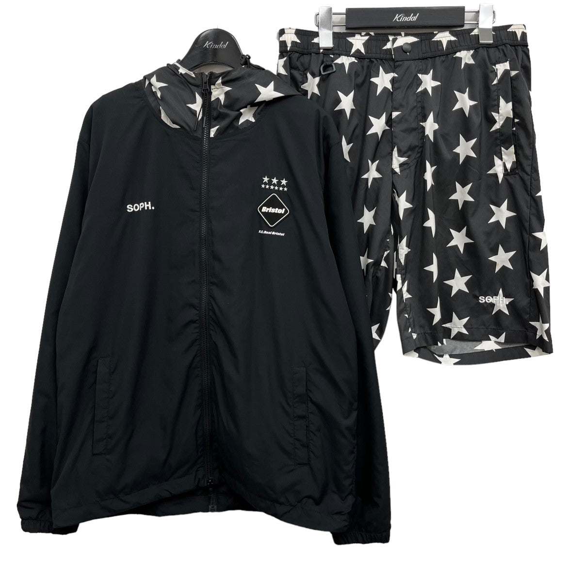 F．C．R．B．(エフシーアールビー) SEPARATE PRACTICE JACKET STAR PRACTICE SHORTS セパレート  プラクティス セットアップ FCRB-167015 ブラック サイズ M｜【公式】カインドオルオンライン ブランド古着・中古通販【kindal】