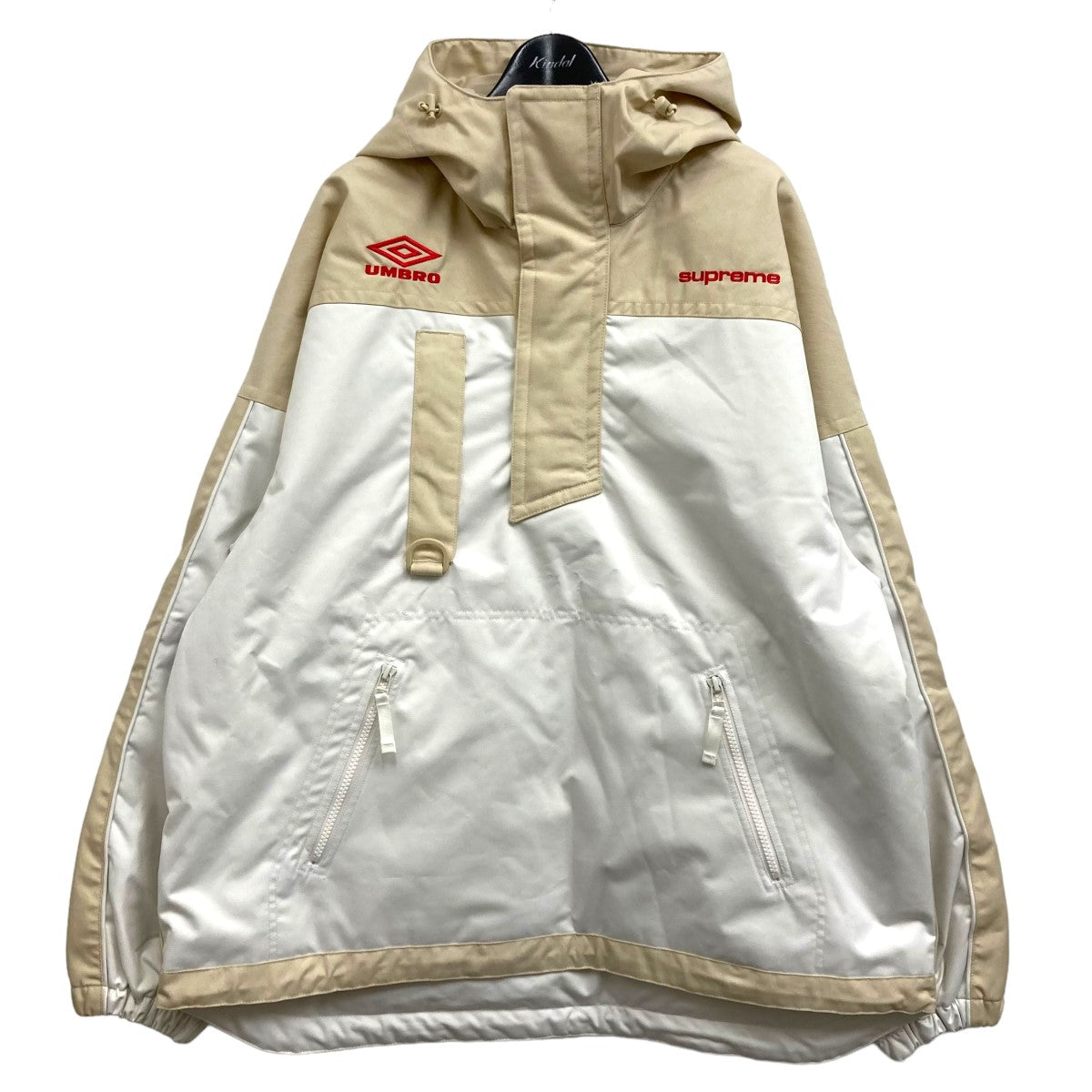 Supreme×UMBRO Umbro Hooded Anorakアノラックパーカー ベージュ×ホワイト サイズ L｜【公式】カインドオルオンライン  ブランド古着・中古通販【kindal】