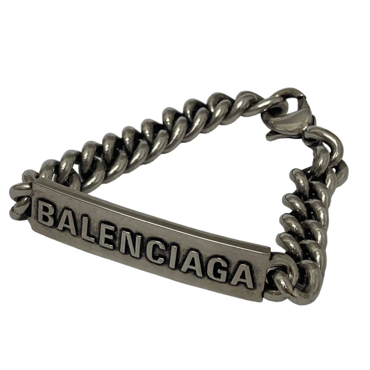 BALENCIAGA(バレンシアガ) ロゴチェーンブレスレット シルバー サイズ L｜【公式】カインドオルオンライン  ブランド古着・中古通販【kindal】