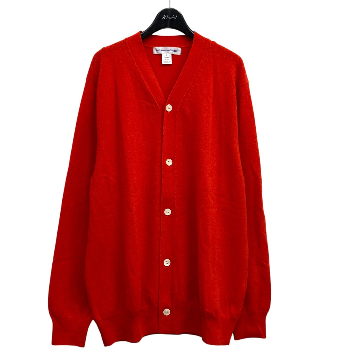 COMME des GARCONS SHIRT(コムデギャルソンシャツ) カーディガン FL-N007 レッド サイズ  S｜【公式】カインドオルオンライン ブランド古着・中古通販【kindal】