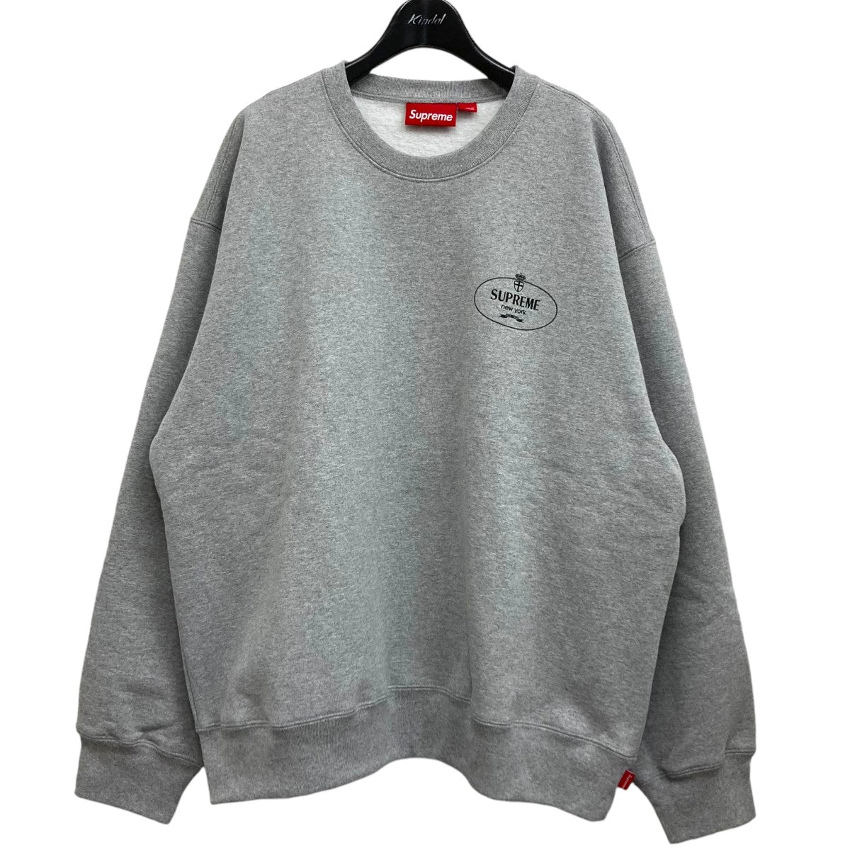 Supreme(シュプリーム) 24AW Crest Crewneck Heather Grey スウェット ライトグレー サイズ L｜【公式】カインドオルオンライン  ブランド古着・中古通販【kindal】