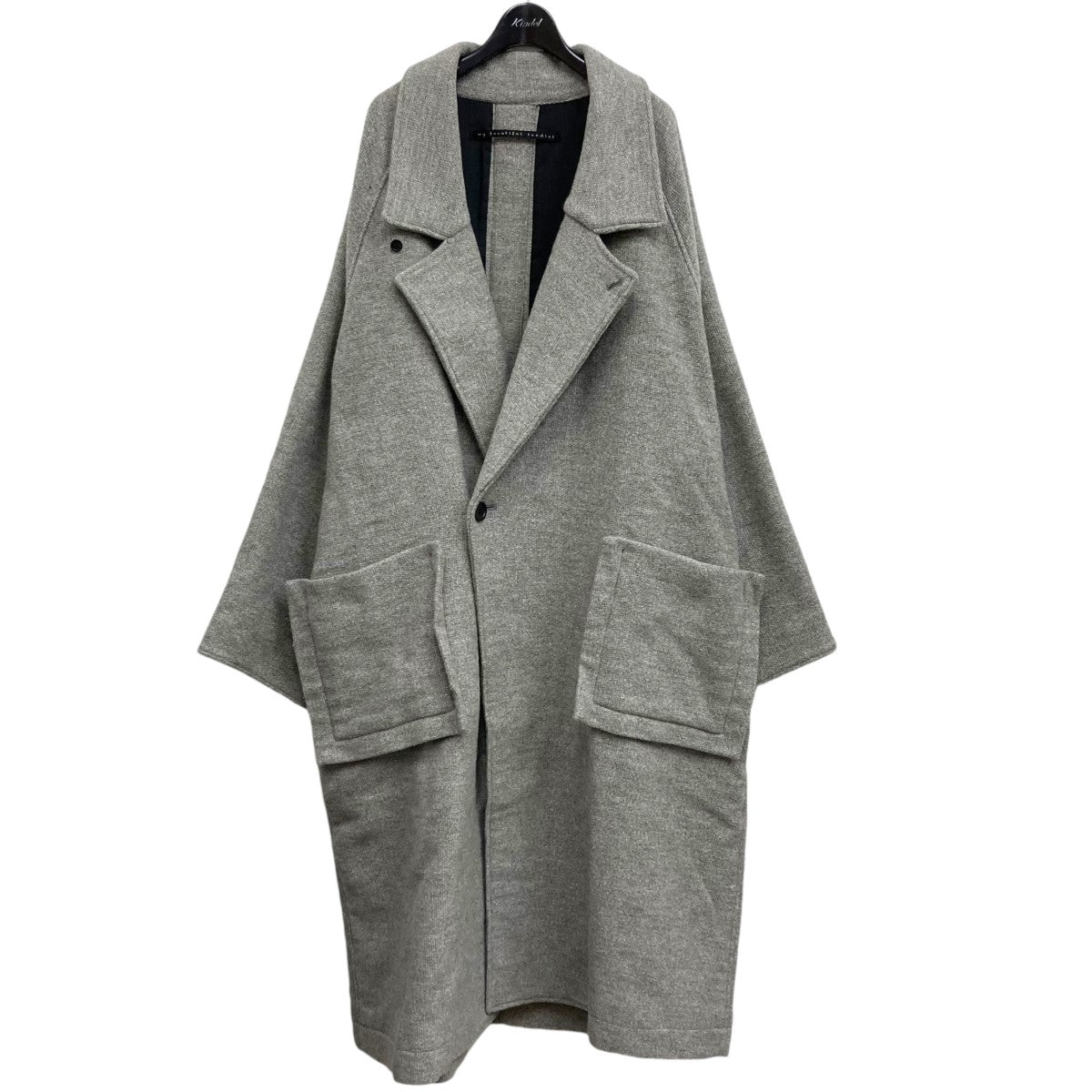 My Beautiful Landlet(マイビューティフルランドレット) ”TATAMI” wool long coat コート  WM11-CO202112 グレー サイズ 0｜【公式】カインドオルオンライン ブランド古着・中古通販【kindal】