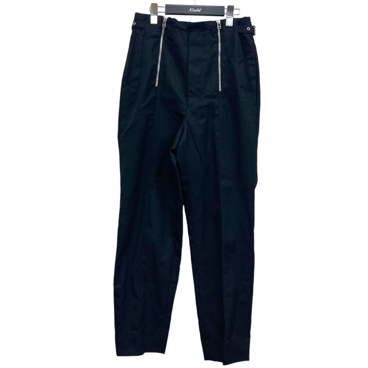 JOHN LAWRENCE SULLIVAN(ジョンローレンスサリバン) 22SS Wool tapered zip trousers ウールジップトラウザーズ  2A004-0122-11 ブラック サイズ 48｜【公式】カインドオルオンライン ブランド古着・中古通販【kindal】