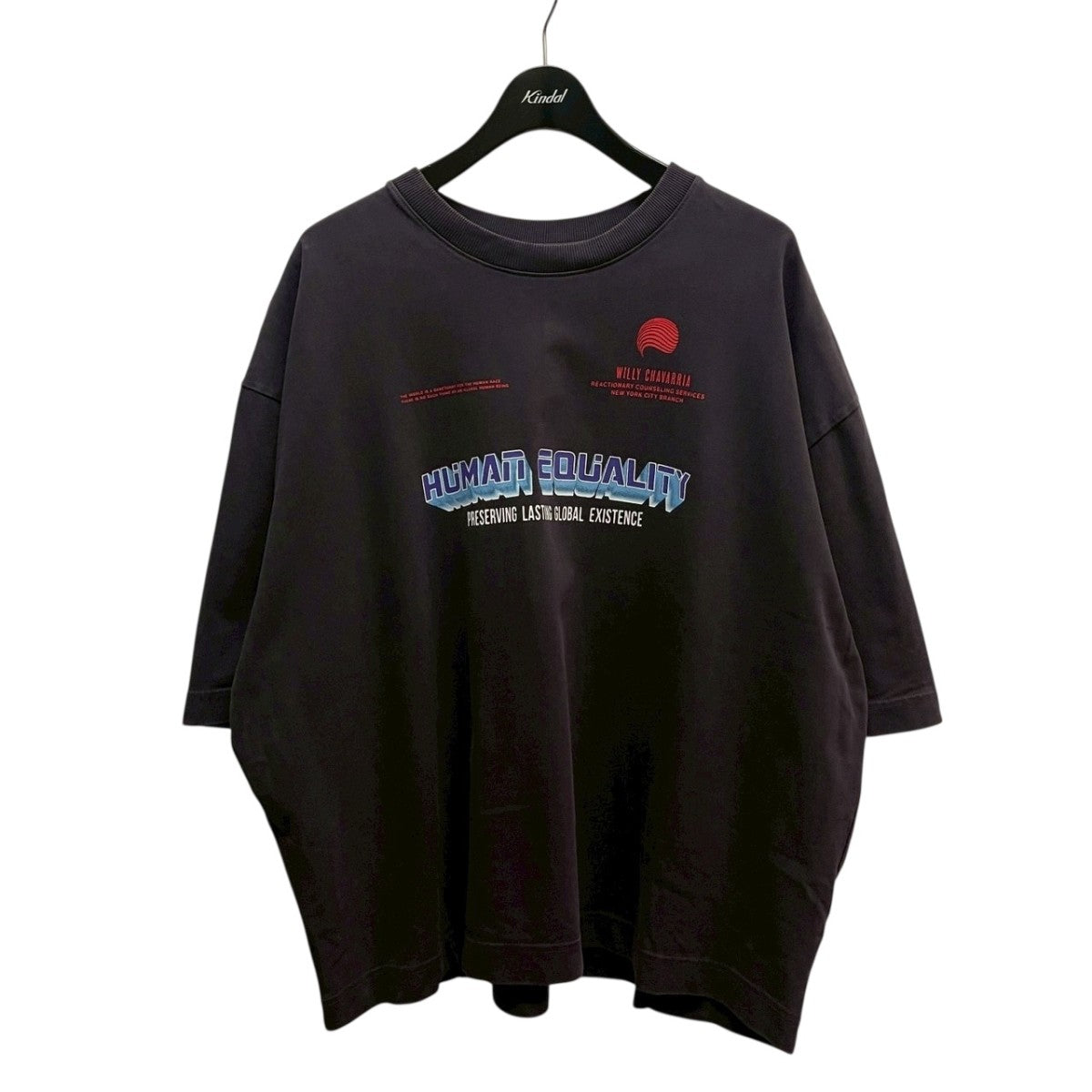 Willy Chavarria ブラック Tシャツ Lサイズ Willy Chavarria Printed Cotton T-shirt Black Willy Chavarria