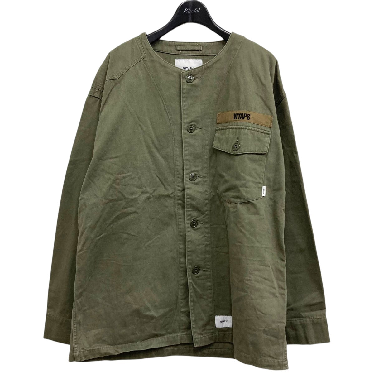 WTAPS(ダブルタップス) SCOUT LS SHIRT．COTTON．TWILL ミリタリージャケット 192WVDT-SHM02 カーキ サイズ  X01｜【公式】カインドオルオンライン ブランド古着・中古通販【kindal】