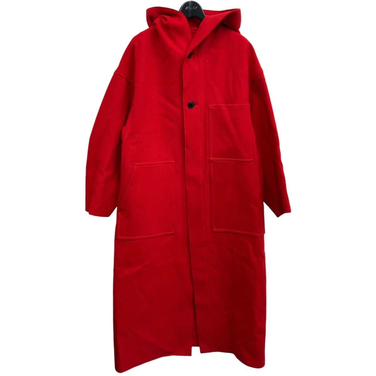 HYKE(ハイク) MELTON HOODED WORK COAT メルトンコート 232-17397 レッド｜【公式】カインドオルオンライン  ブランド古着・中古通販【kindal】