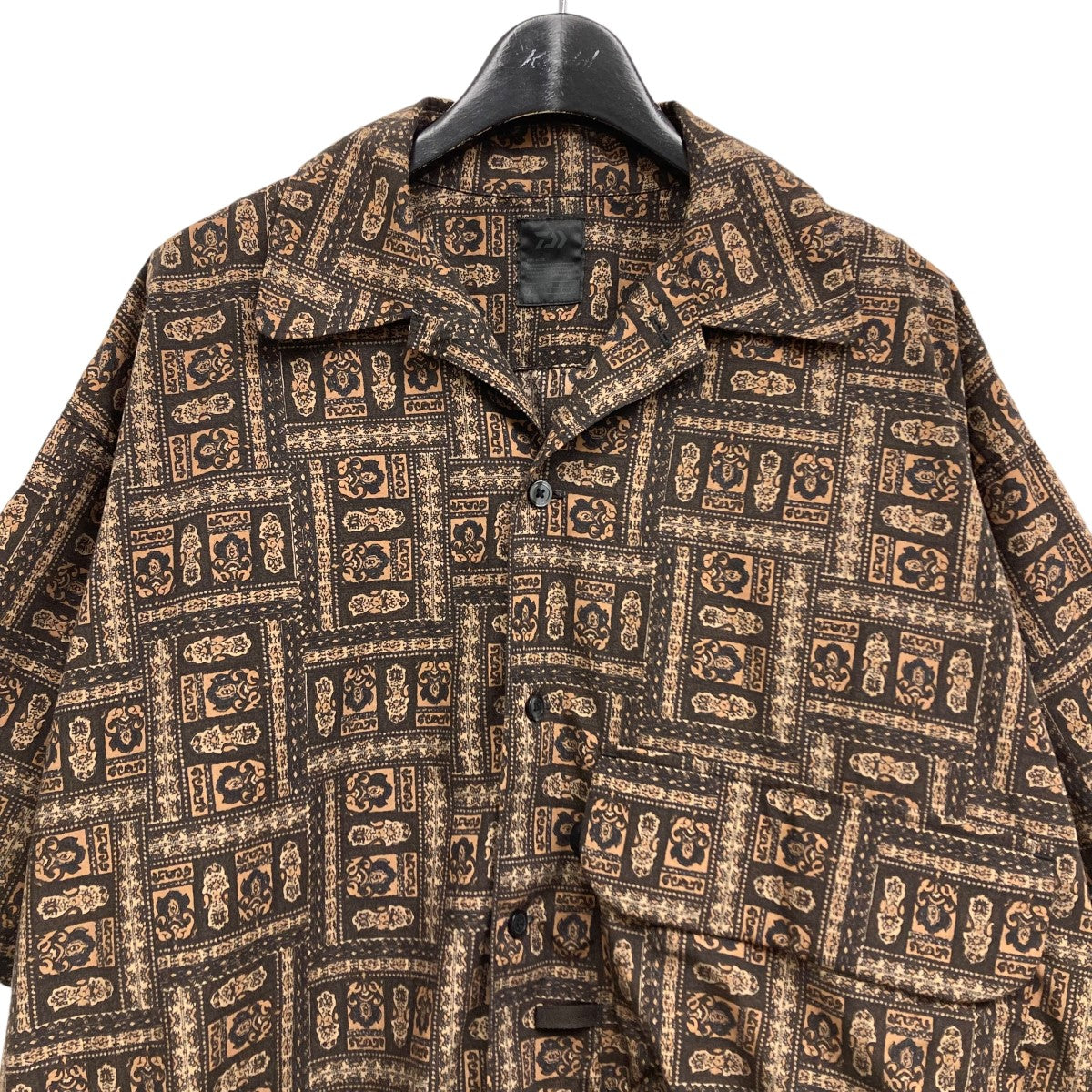DAIWA PIER39 TECH SPORTS OPEN COLLAR SHIRTS S S 総柄半袖シャツ 古着・中古-3枚目のアイテム画像