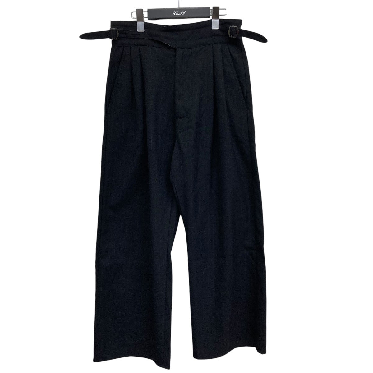 Jieda(ジエダ) GURKHA STRAIGHT WOOL PANTS ストライプグルカパンツ jie-23W-PT03-B ブラック サイズ  1｜【公式】カインドオルオンライン ブランド古着・中古通販【kindal】