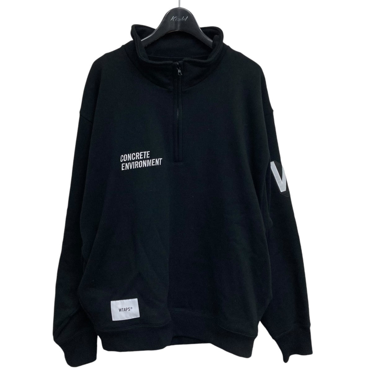 WTAPS(ダブルタップス) 24SS DEPST SWEATER ハーフジップスウェット 241ATDT-CSM05 ブラック サイズ  3｜【公式】カインドオルオンライン ブランド古着・中古通販【kindal】