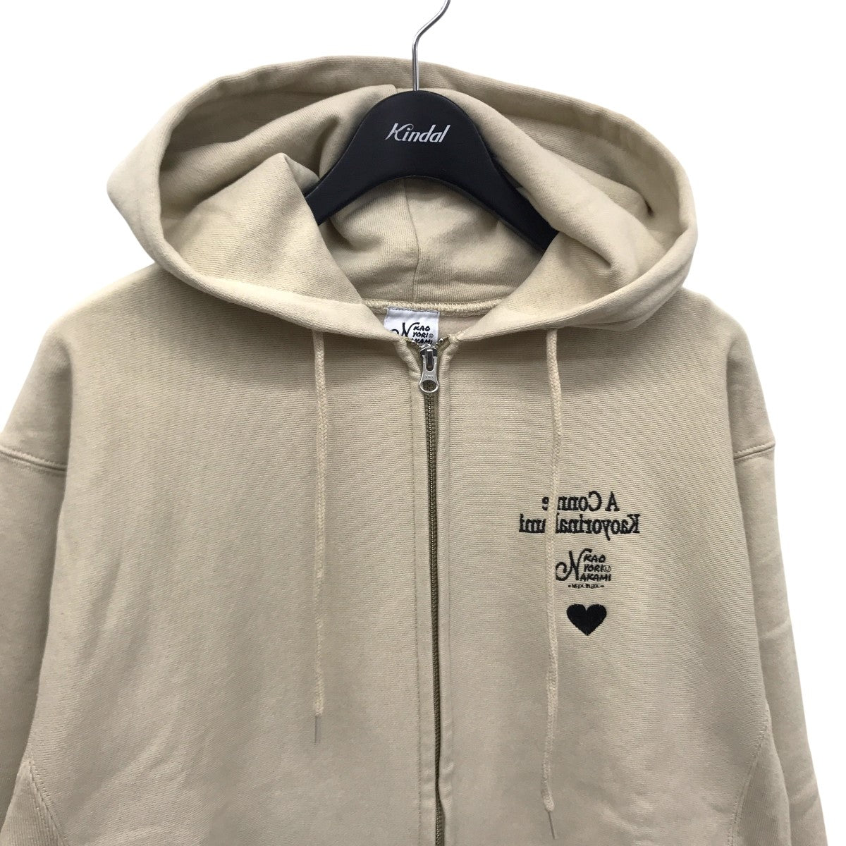 kaoyorinakami ジップパーカー 古着・中古-3枚目のアイテム画像