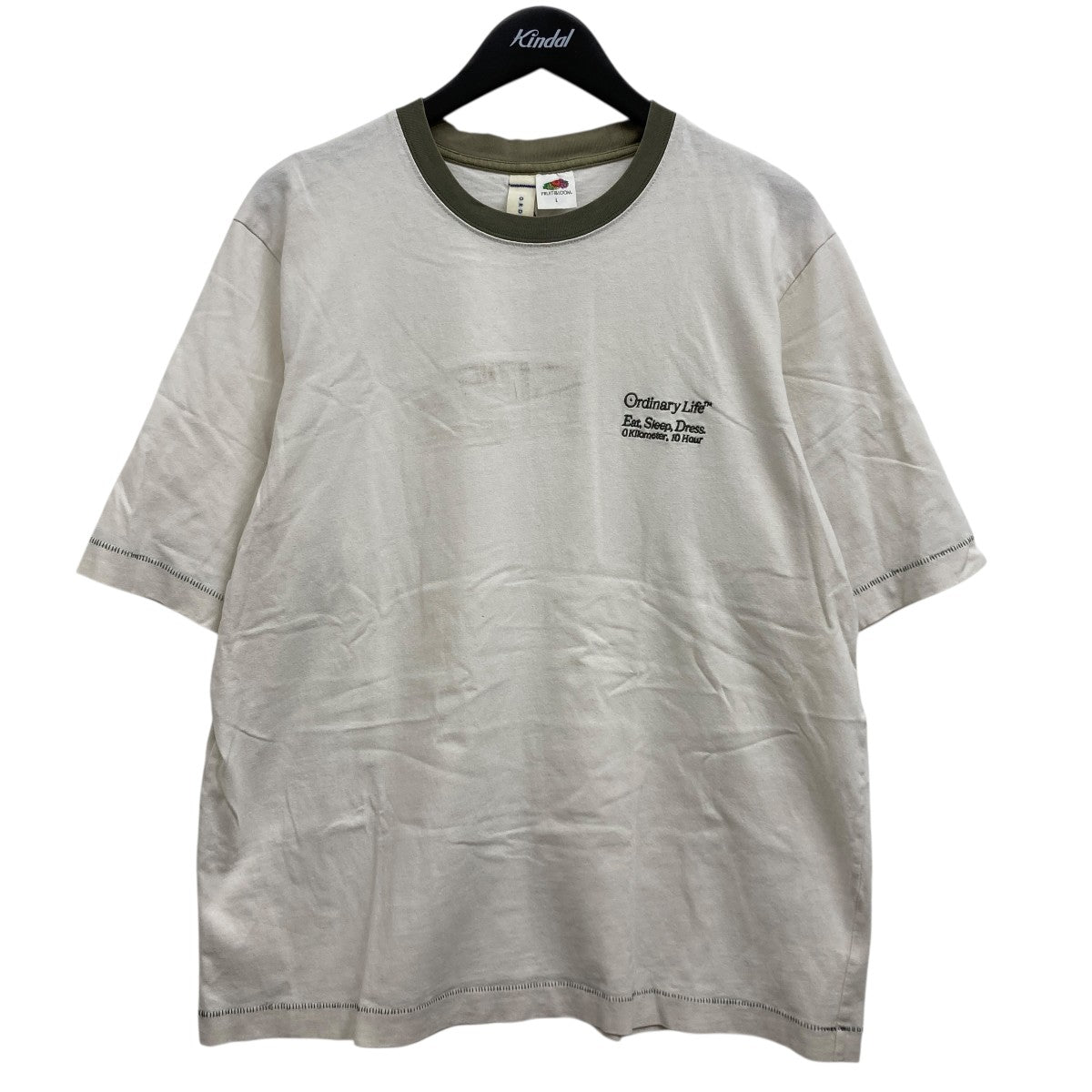 SHINYA KOZUKA(シンヤコヅカ) リンガーTシャツ ホワイト サイズ