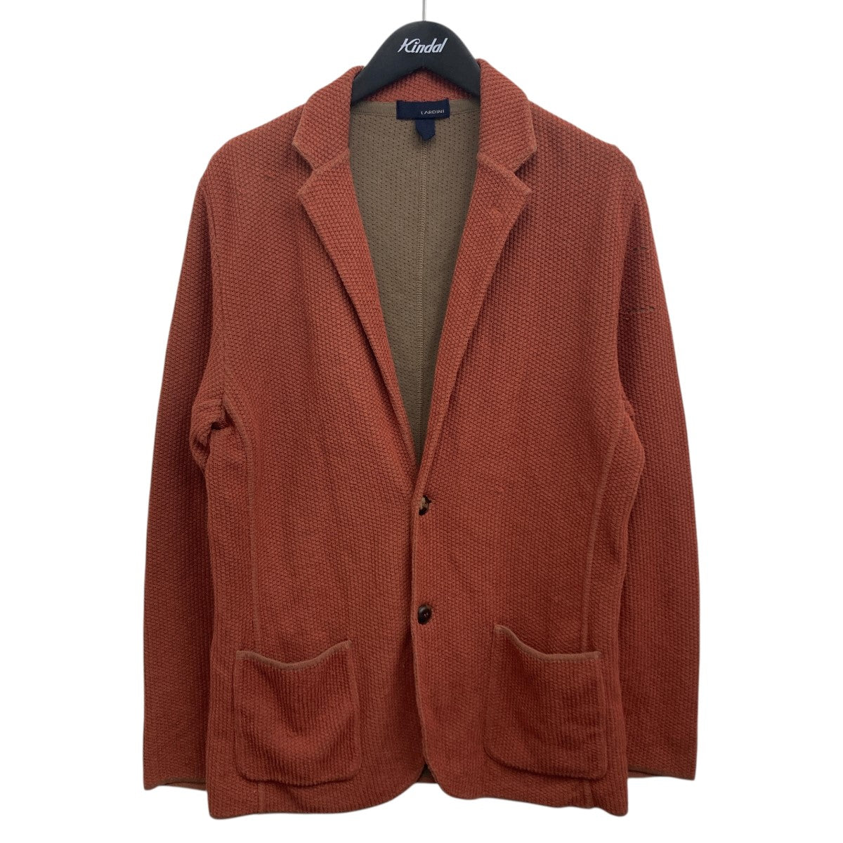 LARDINI ラルディーニ ブラウン ウール ロロピアーナ生地 チェック  