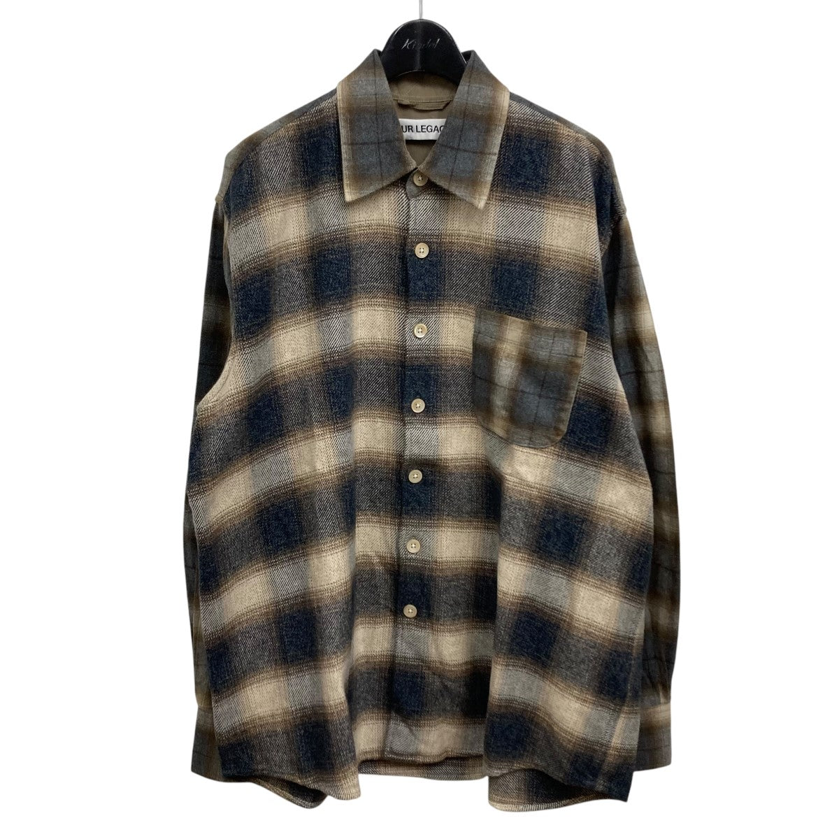 OUR LEGACY(アワーレガシー) ABOVE SHIRT シャツ M4242AD ネイビー  