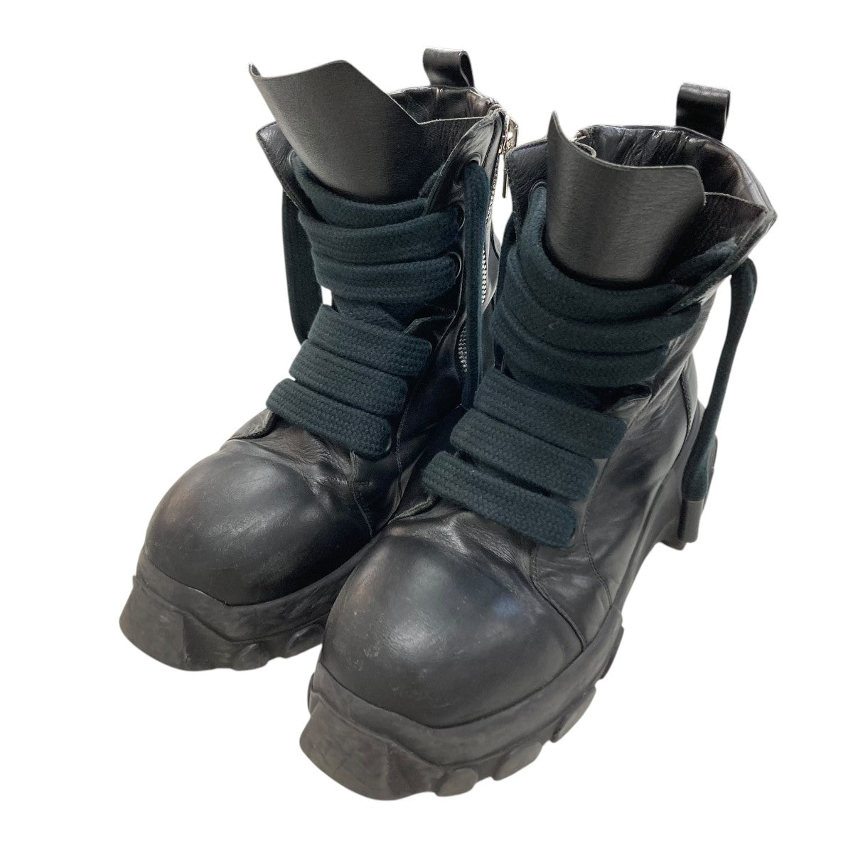 RICK OWENS(リックオウエンス) Jumbo Lace Bozo Tractor Bootsブーツ 