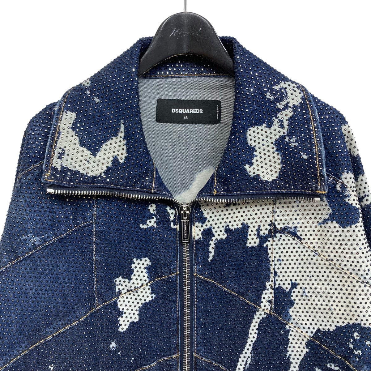 DSQUARED2 スタッズデニムジャケット 古着・中古-3枚目のアイテム画像