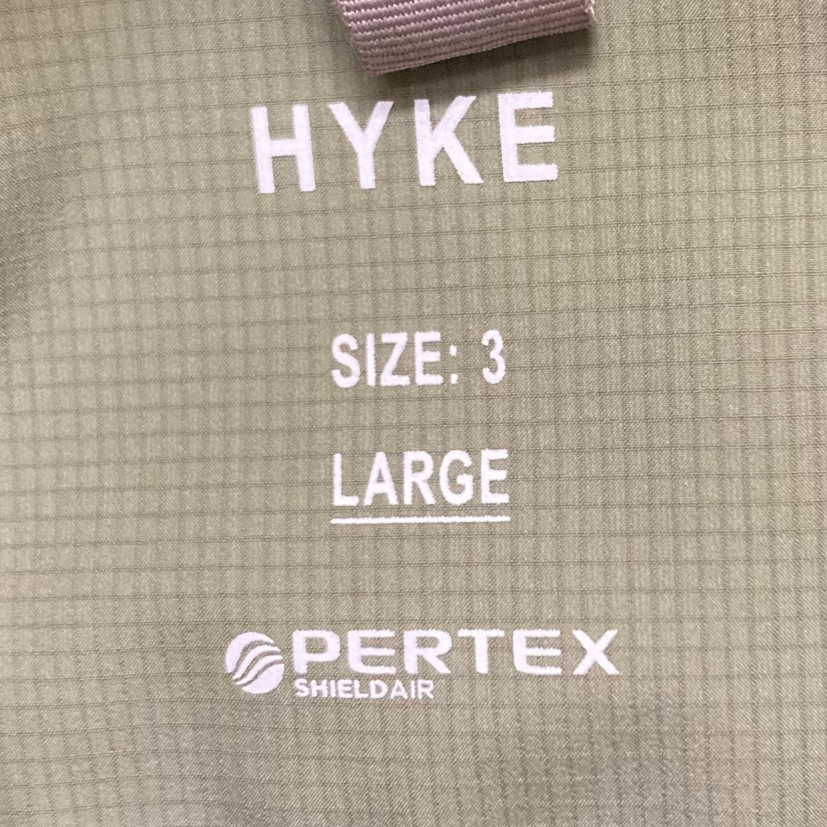 HYKE PERTEX trench coat ナイロンコート 古着・中古-7枚目のアイテム画像