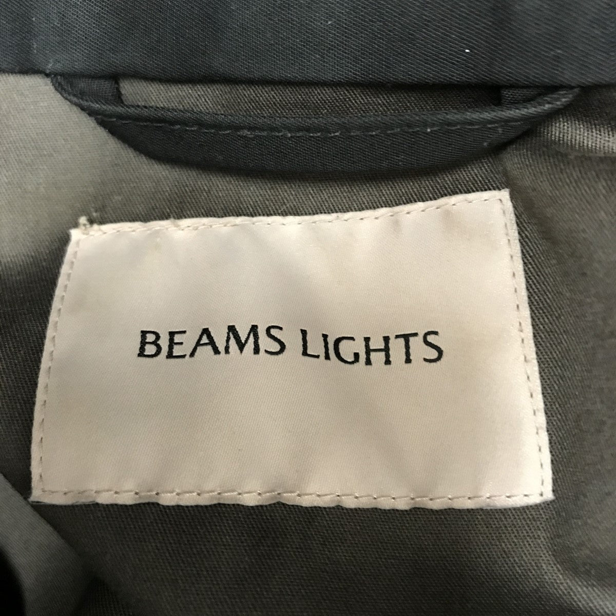 BEAMS Lights ドレープツイル ウエスタンブルゾン51-18-0395-012 古着・中古-3枚目のアイテム画像
