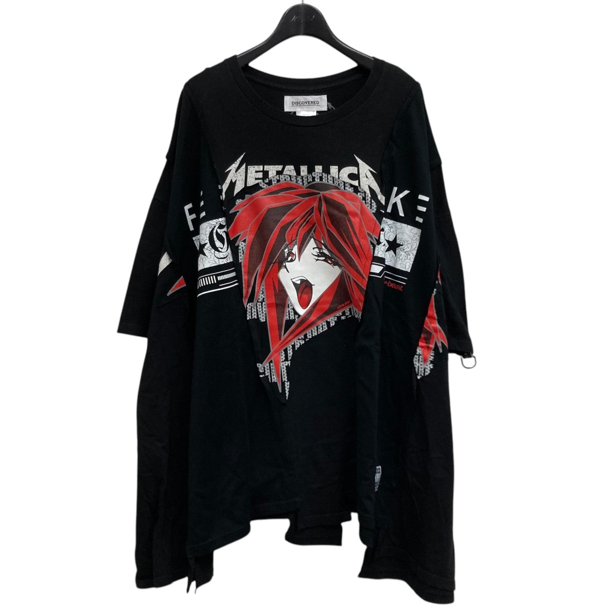 DISCOVERED beauty:beast RE-MAKE S S TEE TYPE 2 BLACK 再構築Tシャツ 古着・中古-1枚目のアイテム画像