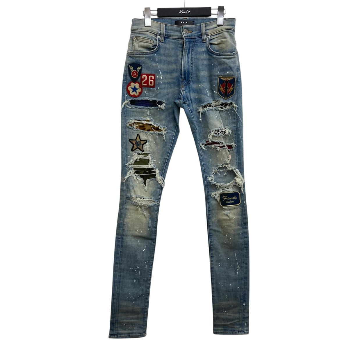 AMIRI ダメージ加工デニムパンツ 古着・中古-1枚目のアイテム画像