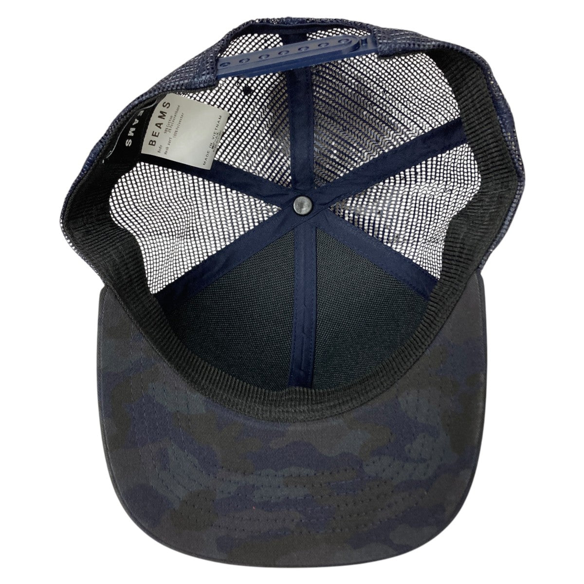 BEAMS Camouflage mesh cap メッシュキャップ 古着・中古-5枚目のアイテム画像