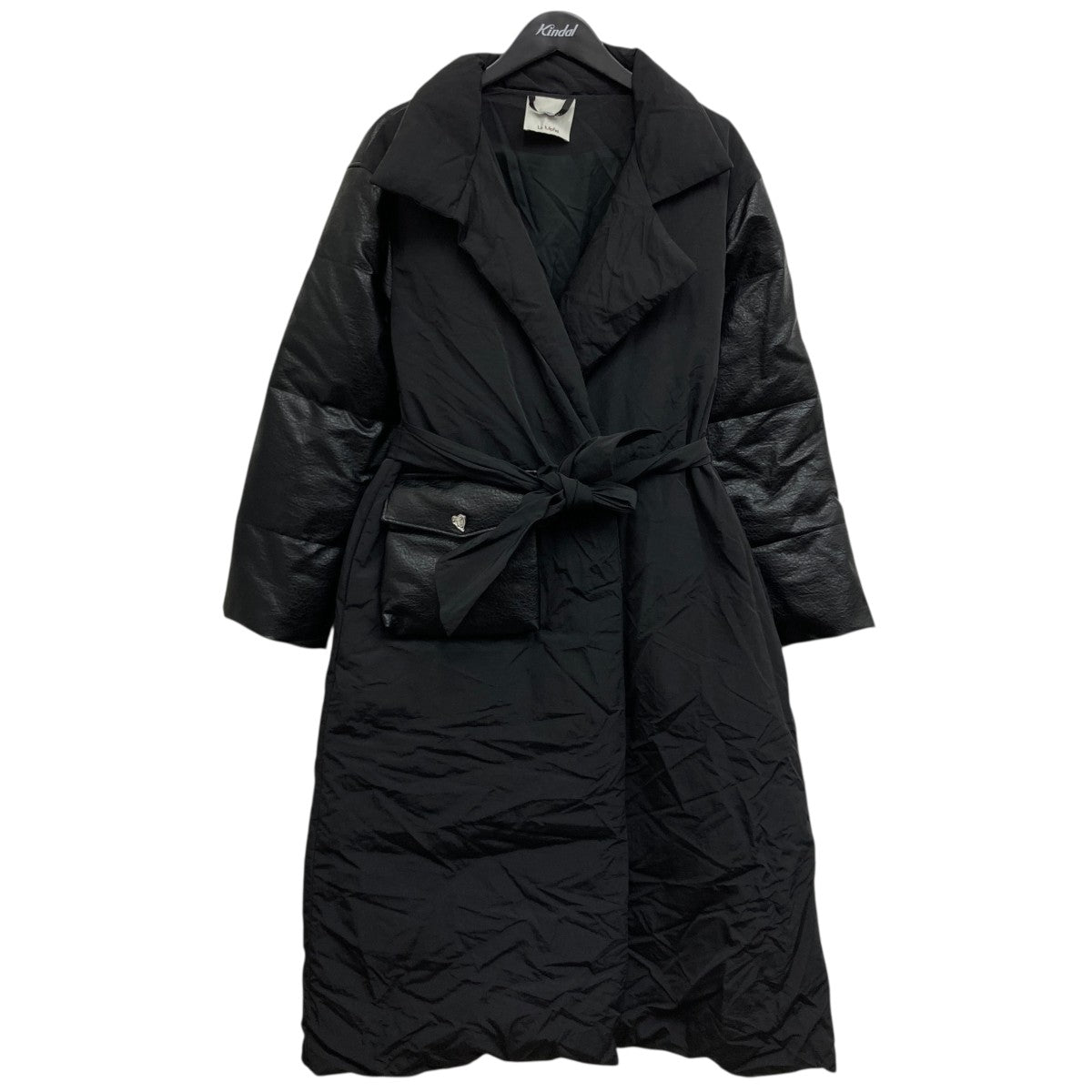 Hunt Pocket Trim Lace-Up Long Jacket ロングジャケット