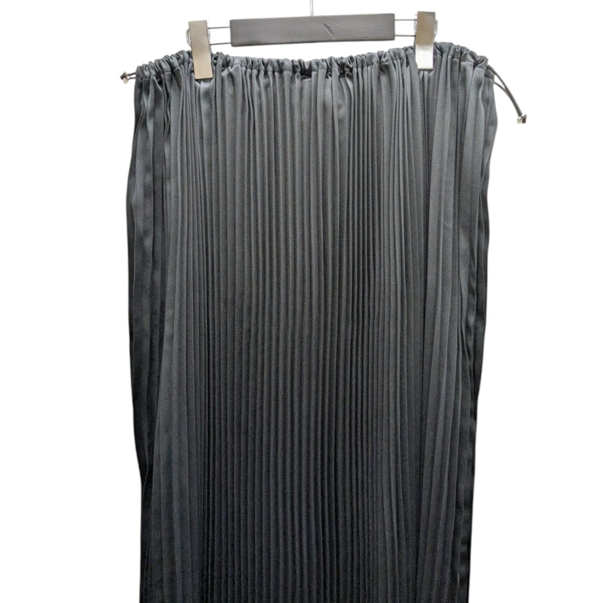 La Mofiel Black Pleated Long Skirt ロングスカート 古着・中古-4枚目のアイテム画像