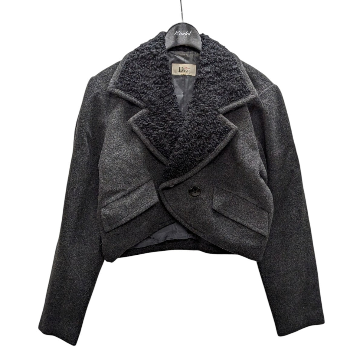 Miss Dior 襟ボアショート丈ジャケット 古着・中古-1枚目のアイテム画像