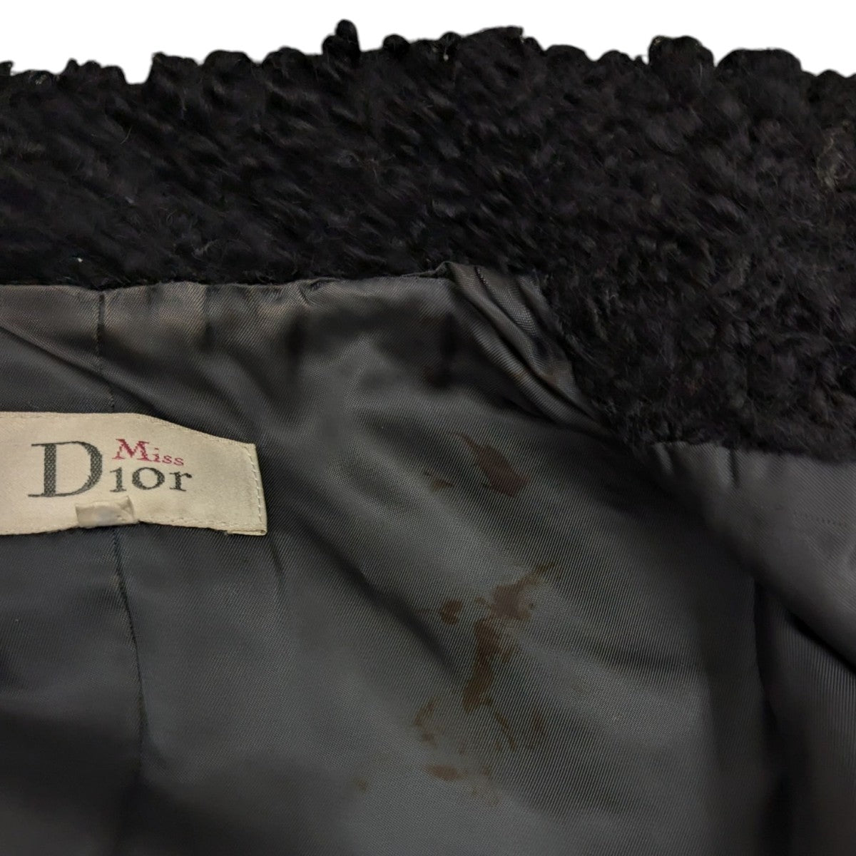 Miss Dior 襟ボアショート丈ジャケット 古着・中古-7枚目のアイテム画像