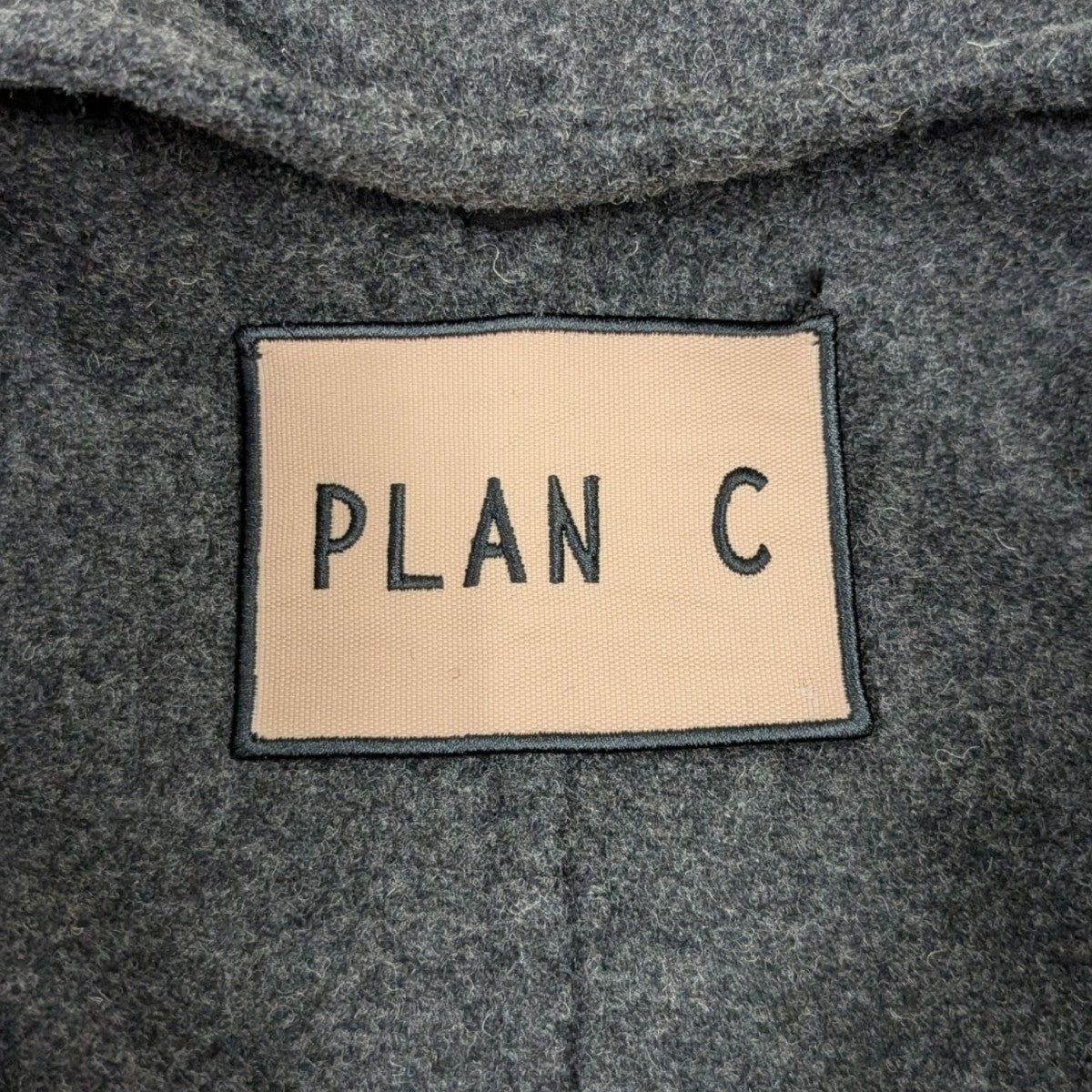 Plan C メルトンジップジャケット 古着・中古-7枚目のアイテム画像