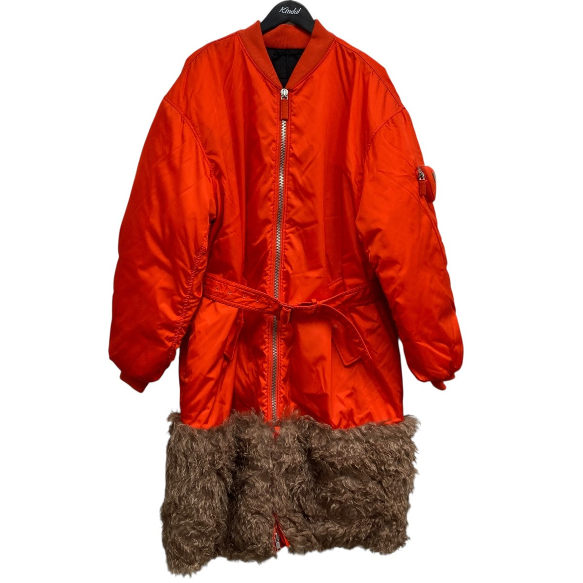 PRADA(プラダ) Re-Nylonファー切替パデッドボンバージャケット SGO094