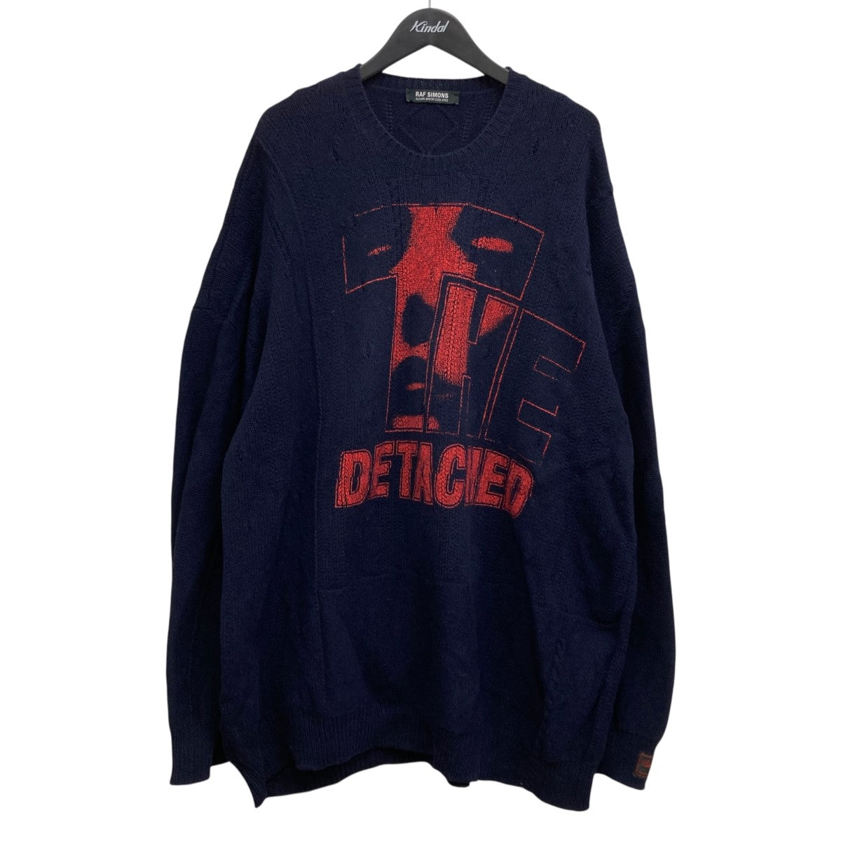 RAF SIMONS(ラフシモンズ) クルーネックニット ネイビー サイズ